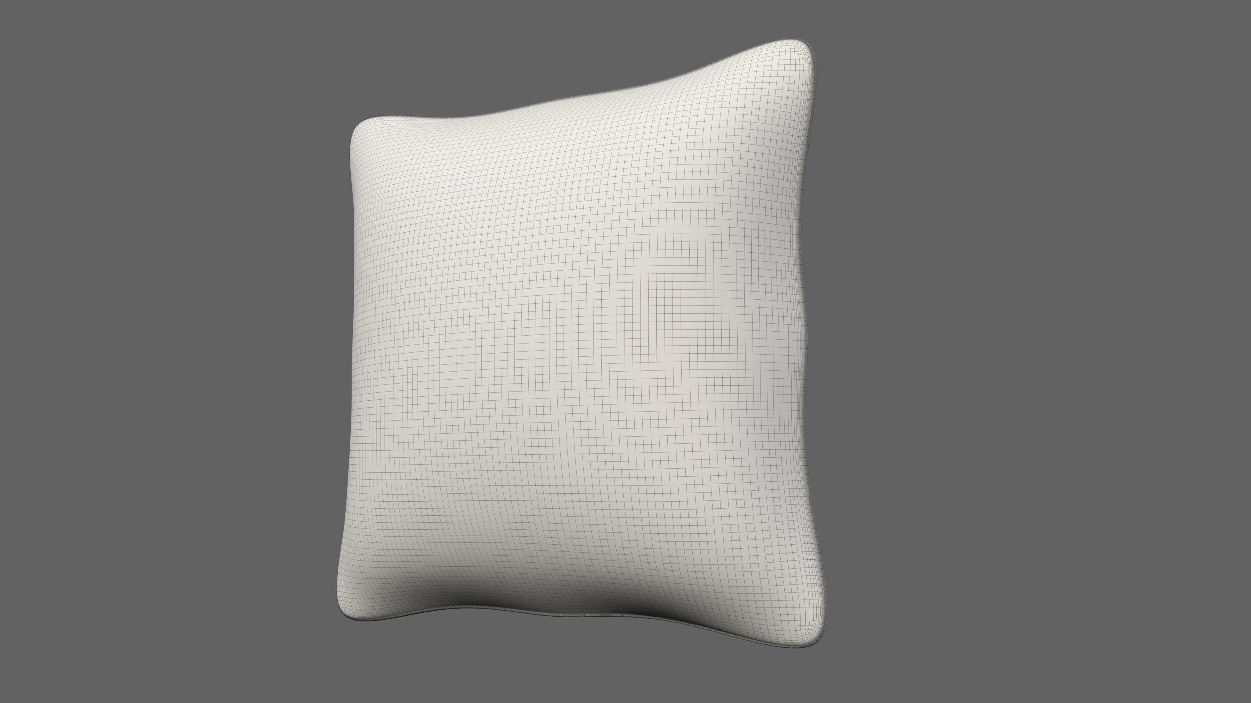 Pillows 2 Low-poly 3D model_17