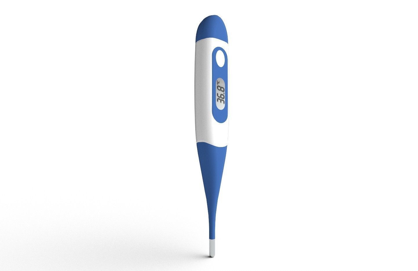 Digital Thermometer M1 Low-poly 3D model_21