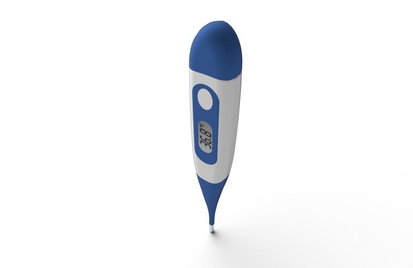 Digital Thermometer M1 Low-poly 3D model_28