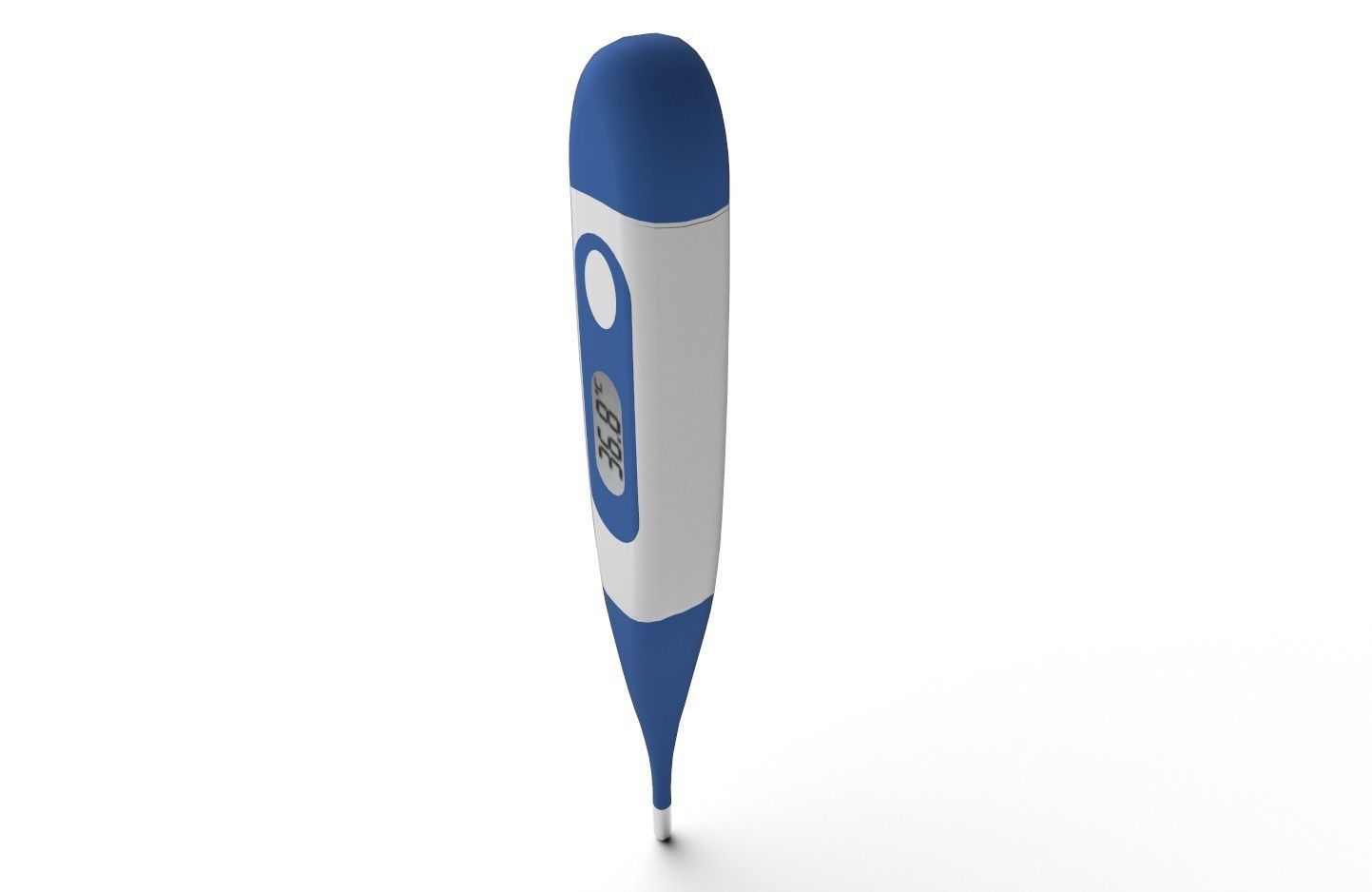 Digital Thermometer M1 Low-poly 3D model_29