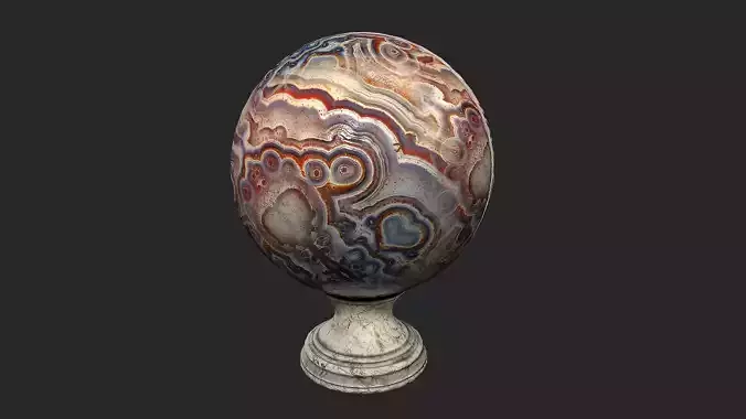 Fortune teller Mineral Crystal Ball