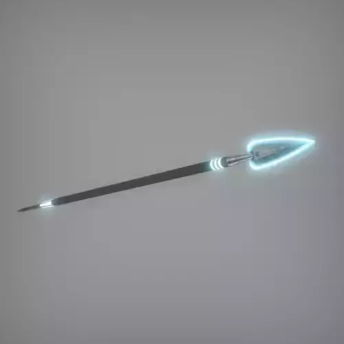 Spear - African  sci-fi  3D model