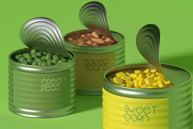 Canned Vegetables Set