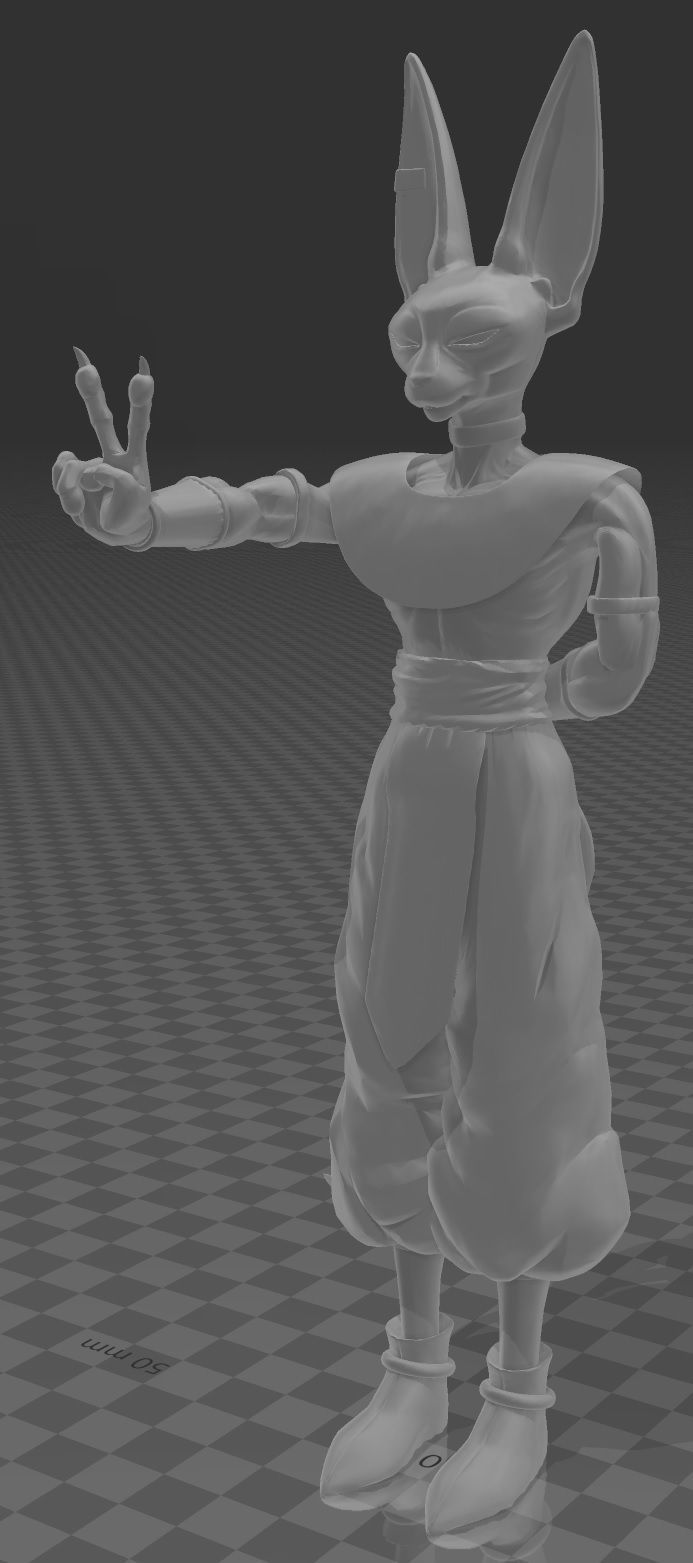 Beerus Bills 3D print model_1