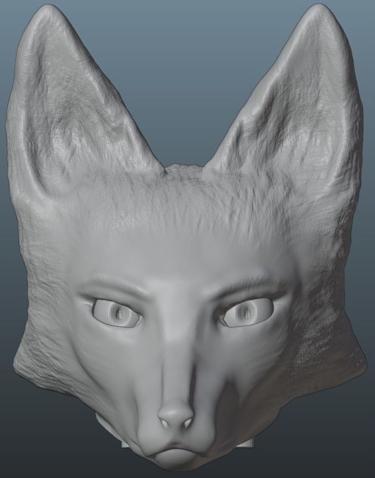 BJD doll - Furry fox 3D print model_5