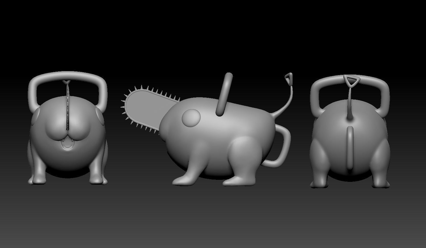 Chainsaw-Man Pochita for 3D printing 3D print model_1