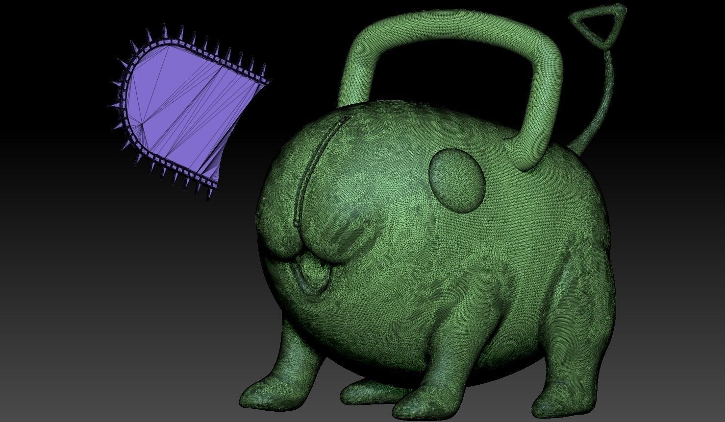 Chainsaw-Man Pochita for 3D printing 3D print model_2