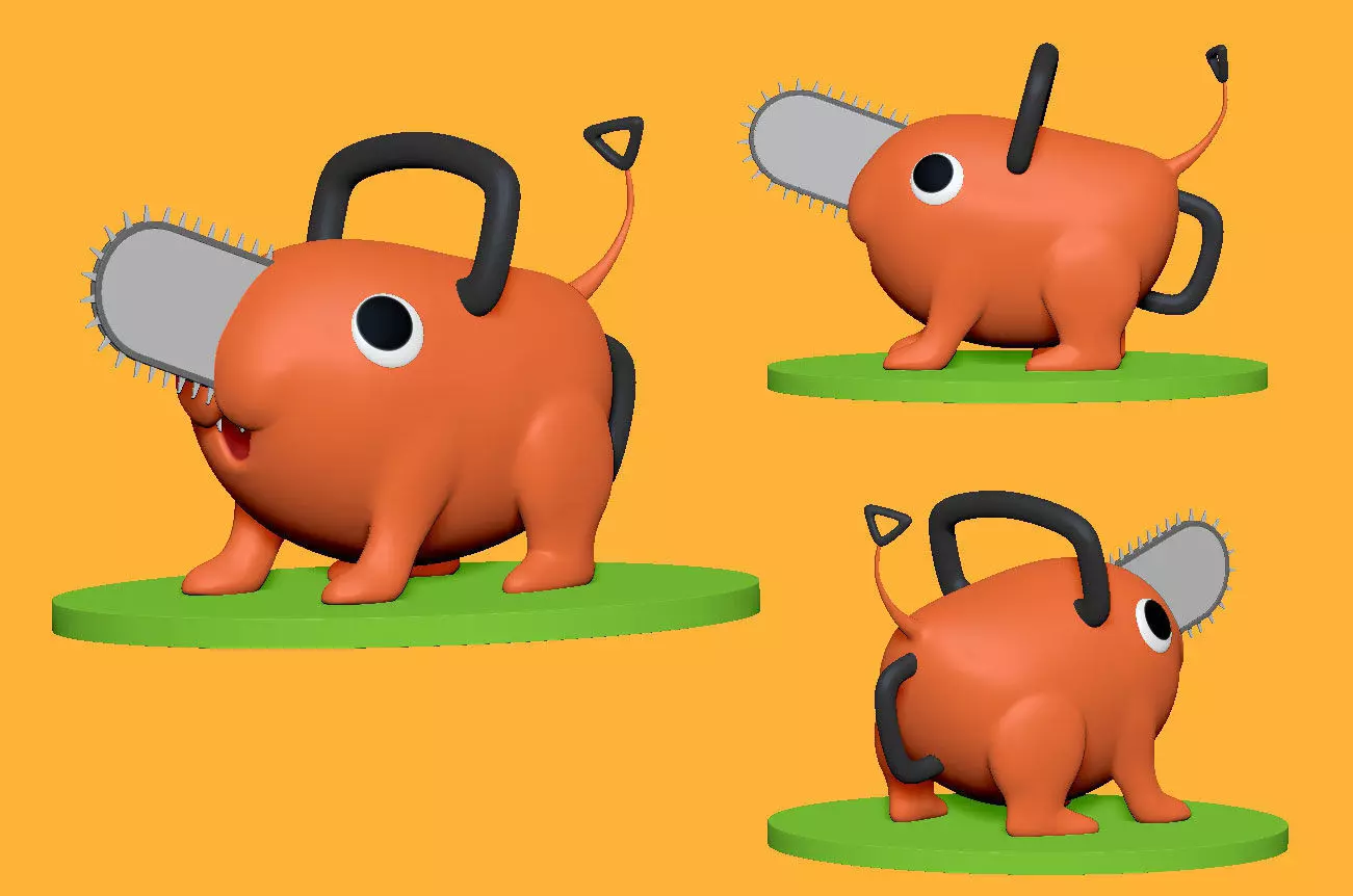 Chainsaw-Man Pochita for 3D printing 3D print model_0