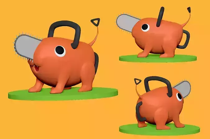 Chainsaw-Man Pochita for 3D printing