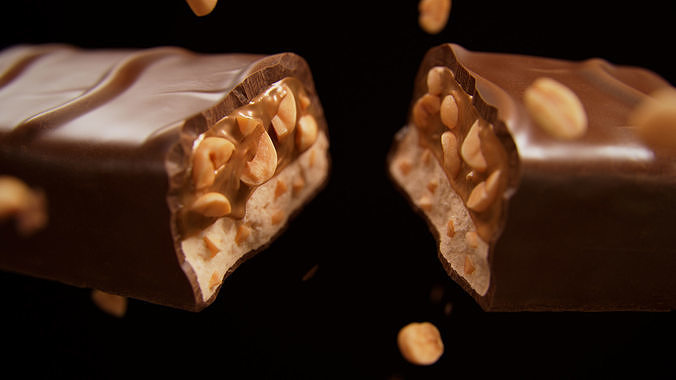Snickers - Chocolate Bar 3D model 6