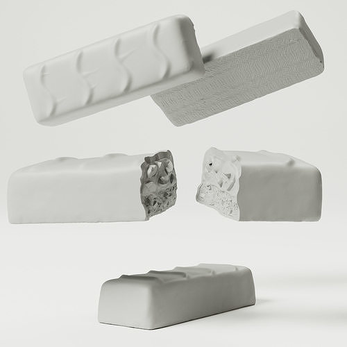 Snickers - Chocolate Bar 3D model 2