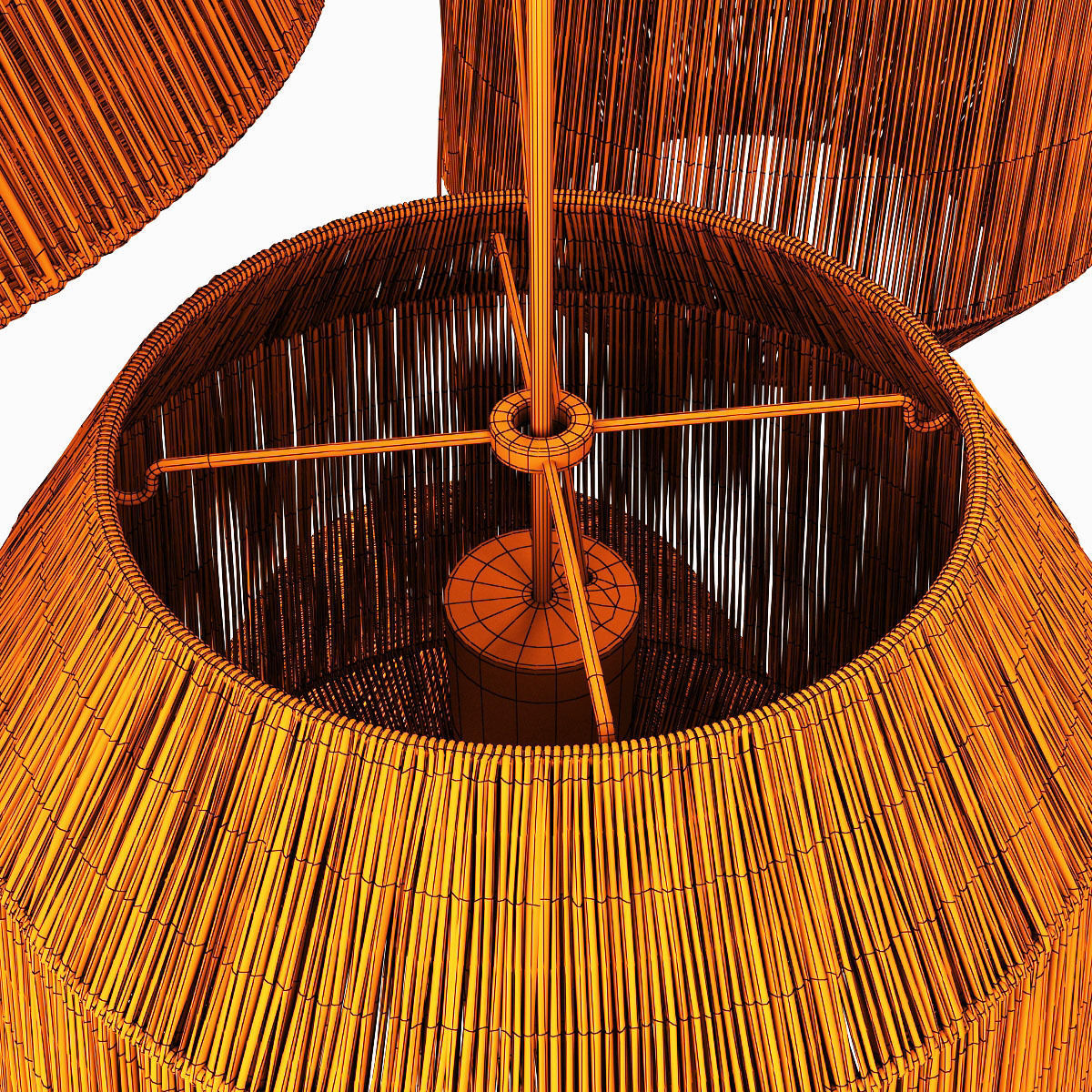 Lamp barrel rope n10 3D model_12