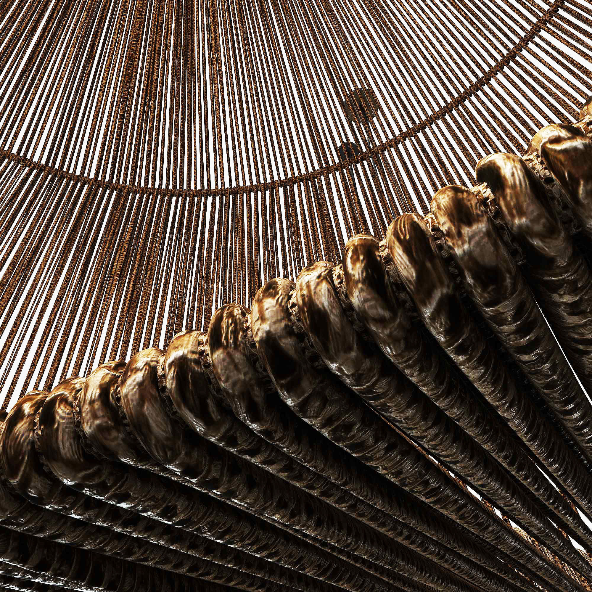 Lamp barrel rope n10 3D model_6