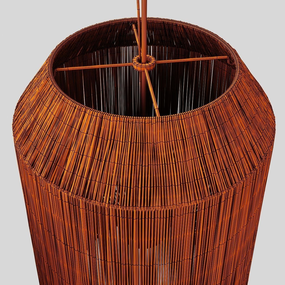 Lamp barrel rope n10 3D model_17