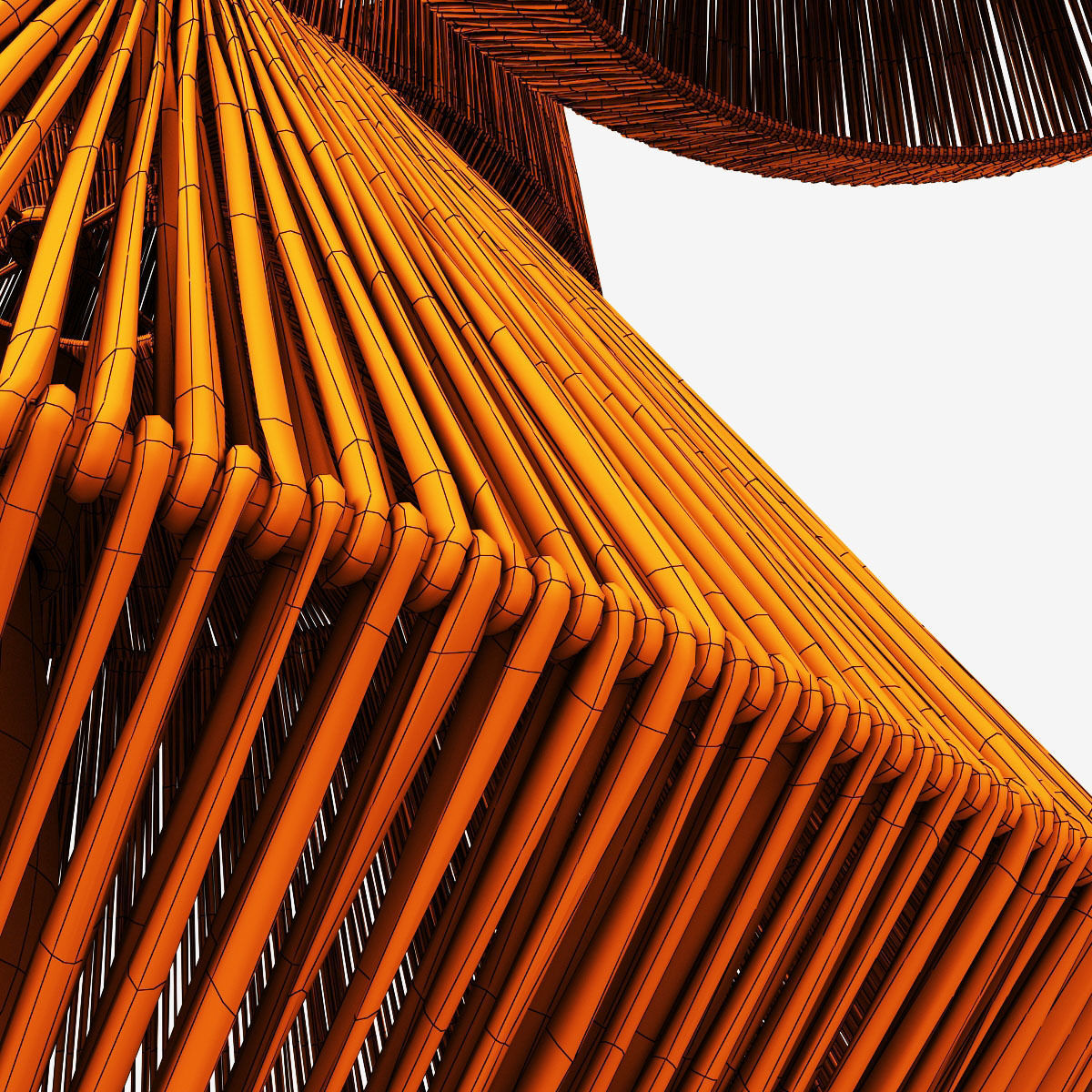 Lamp barrel rope n10 3D model_11