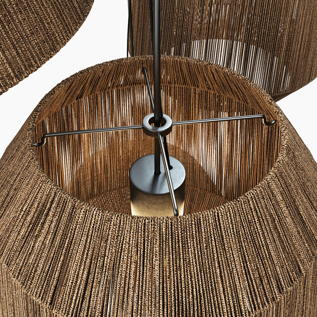 Lamp barrel rope n10 3D model_1