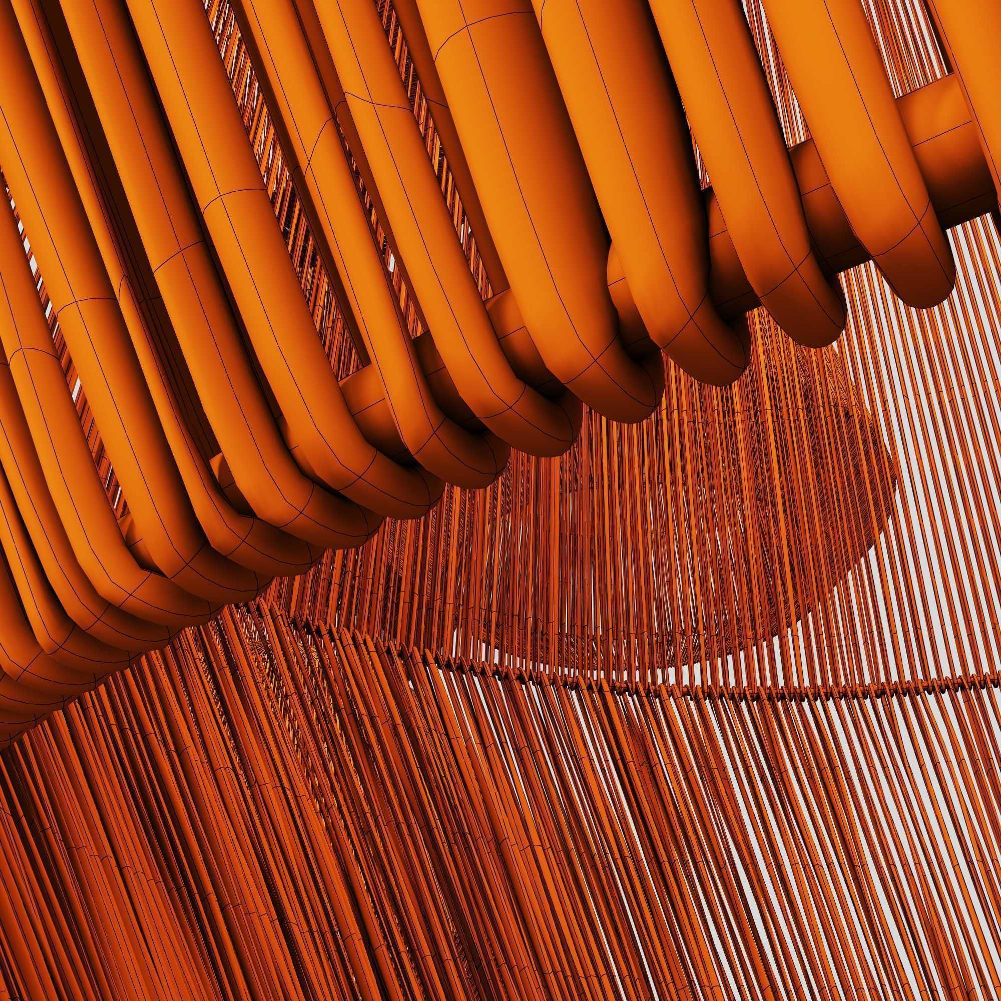 Lamp barrel rope n10 3D model_13