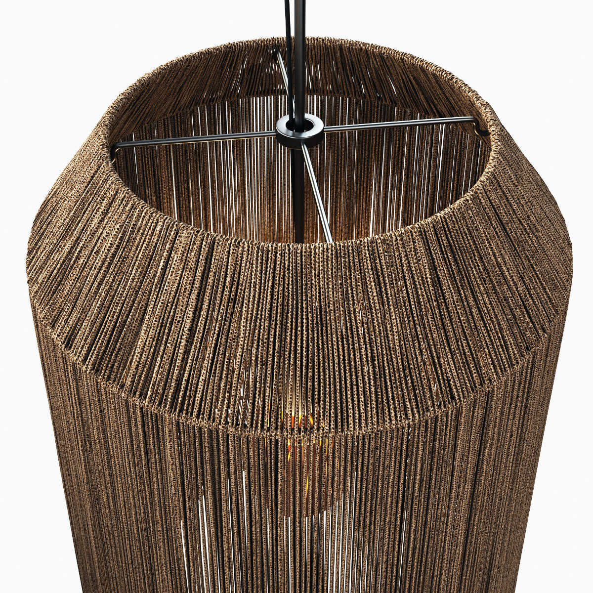 Lamp barrel rope n10 3D model_2