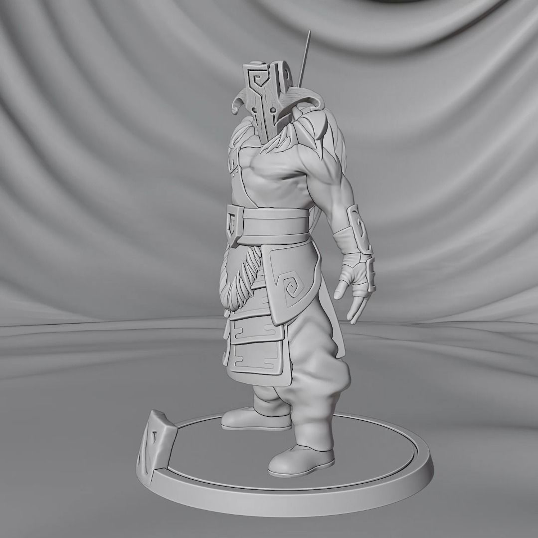 Dota 2 Juggernaut Concept Sculpture Figure 3D print model_13