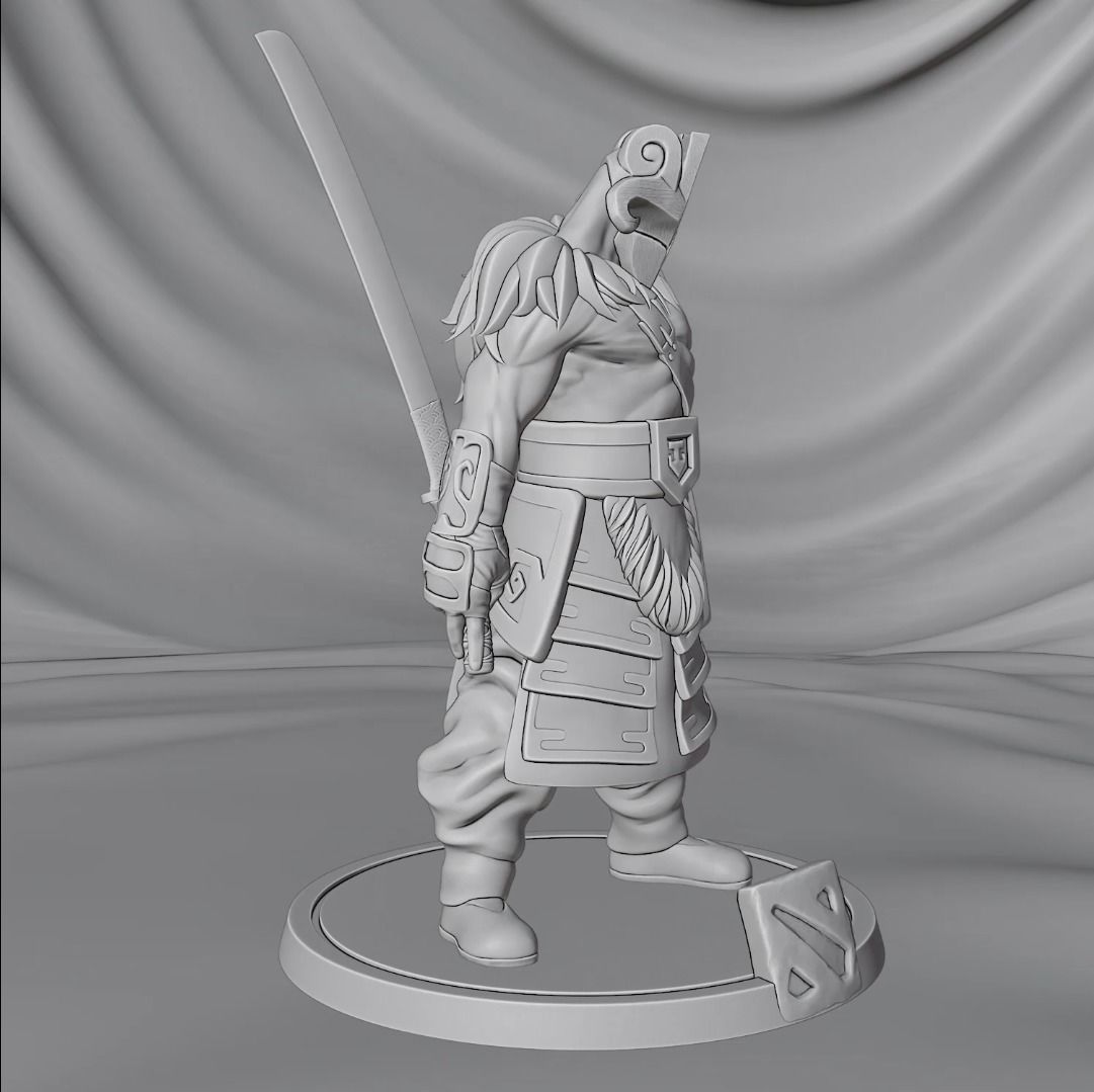 Dota 2 Juggernaut Concept Sculpture Figure 3D print model_8