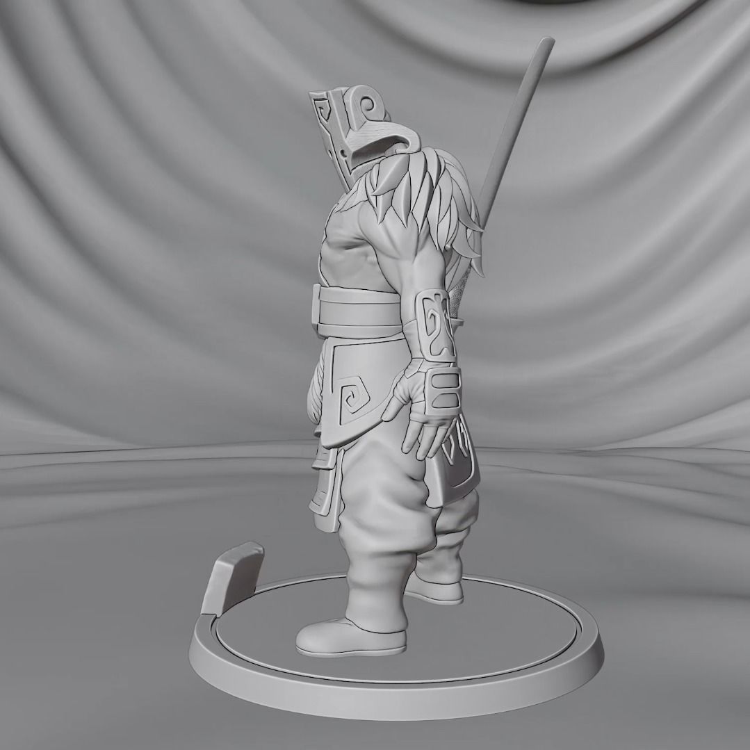 Dota 2 Juggernaut Concept Sculpture Figure 3D print model_12
