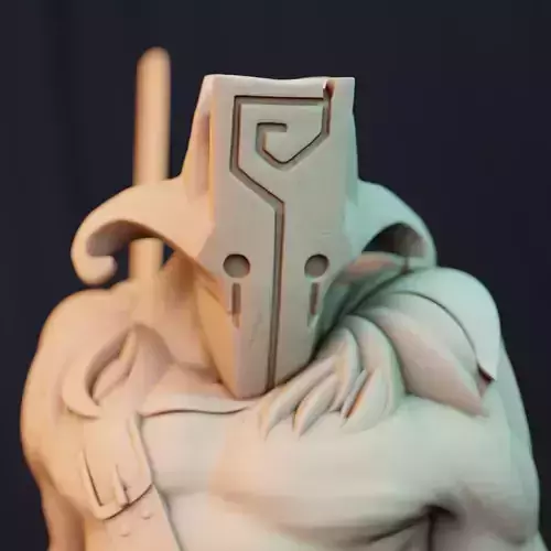 Dota 2 Juggernaut Concept Sculpture Figure 3D print model
