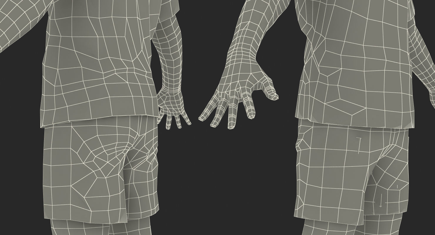 Soccer or Football Player Bayern Rigged 3D model_25