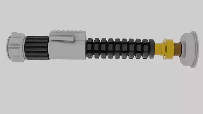 Obi-Wan Wenobi lightsaber 3D model