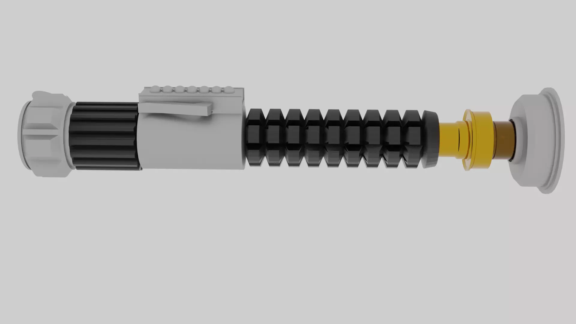 Obi-Wan Wenobi lightsaber 3D model Free 3D model_0