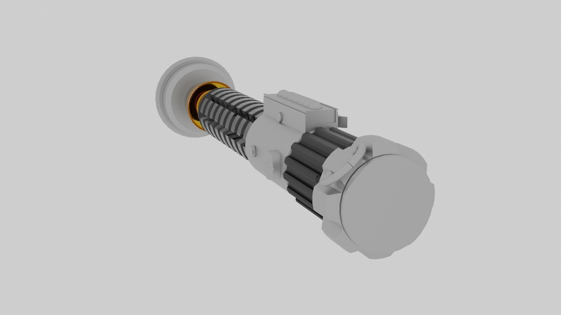 Obi-Wan Wenobi lightsaber 3D model Free 3D model_5