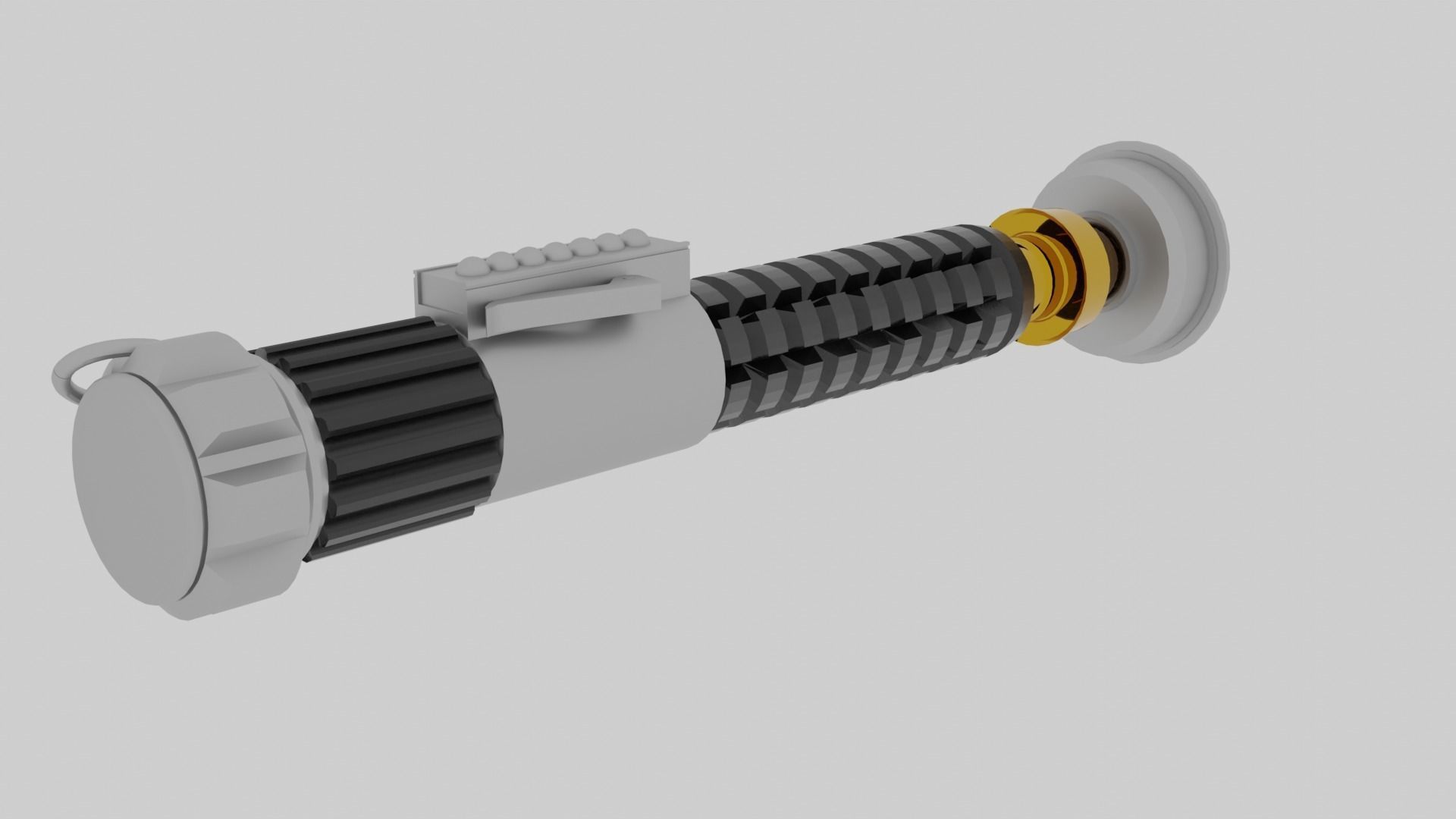 Obi-Wan Wenobi lightsaber 3D model Free 3D model_6