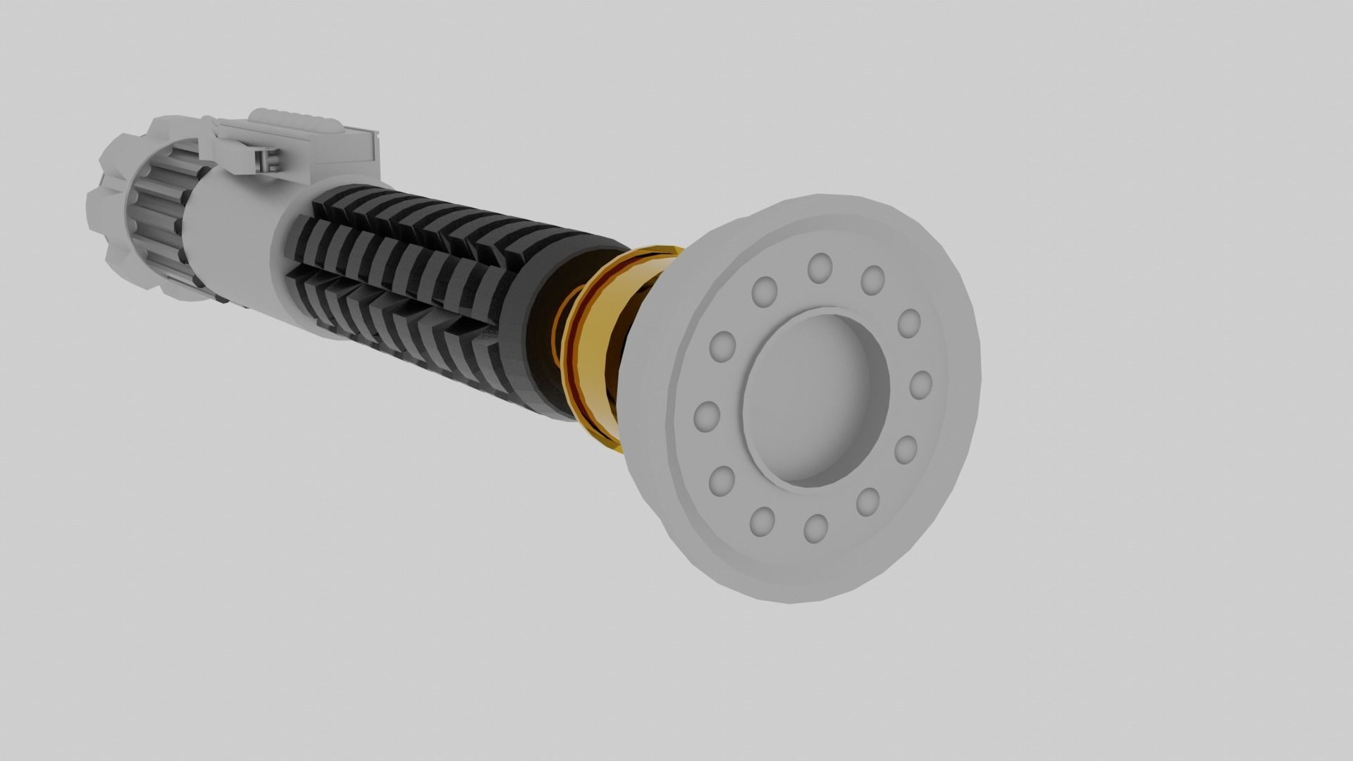 Obi-Wan Wenobi lightsaber 3D model Free 3D model_1