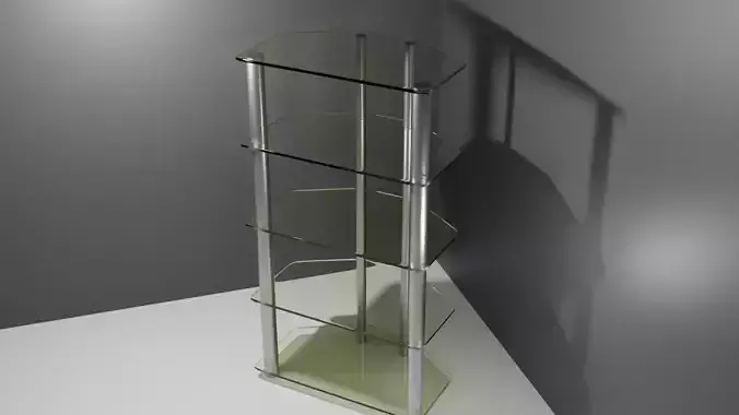 Tall Glass Table