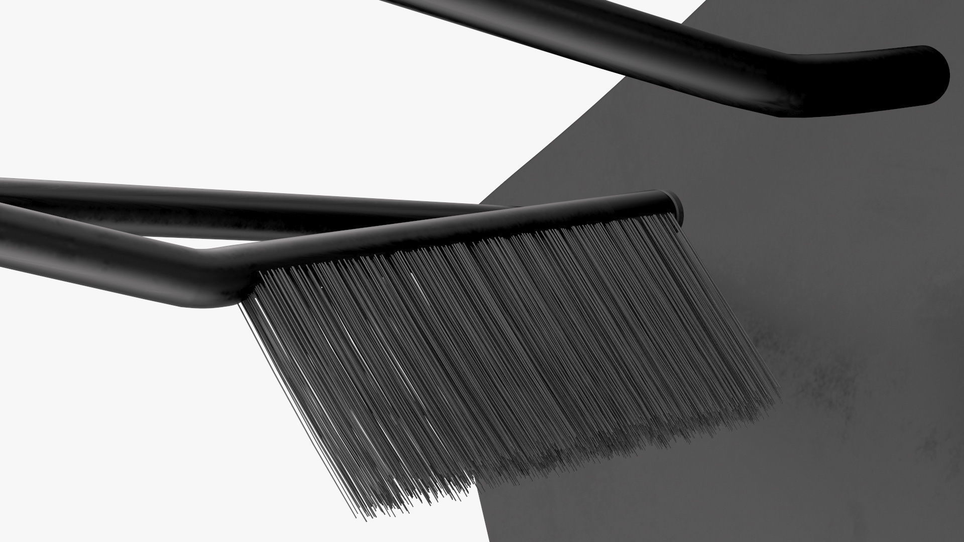 Port Fireplace Tools Black 3D model_11