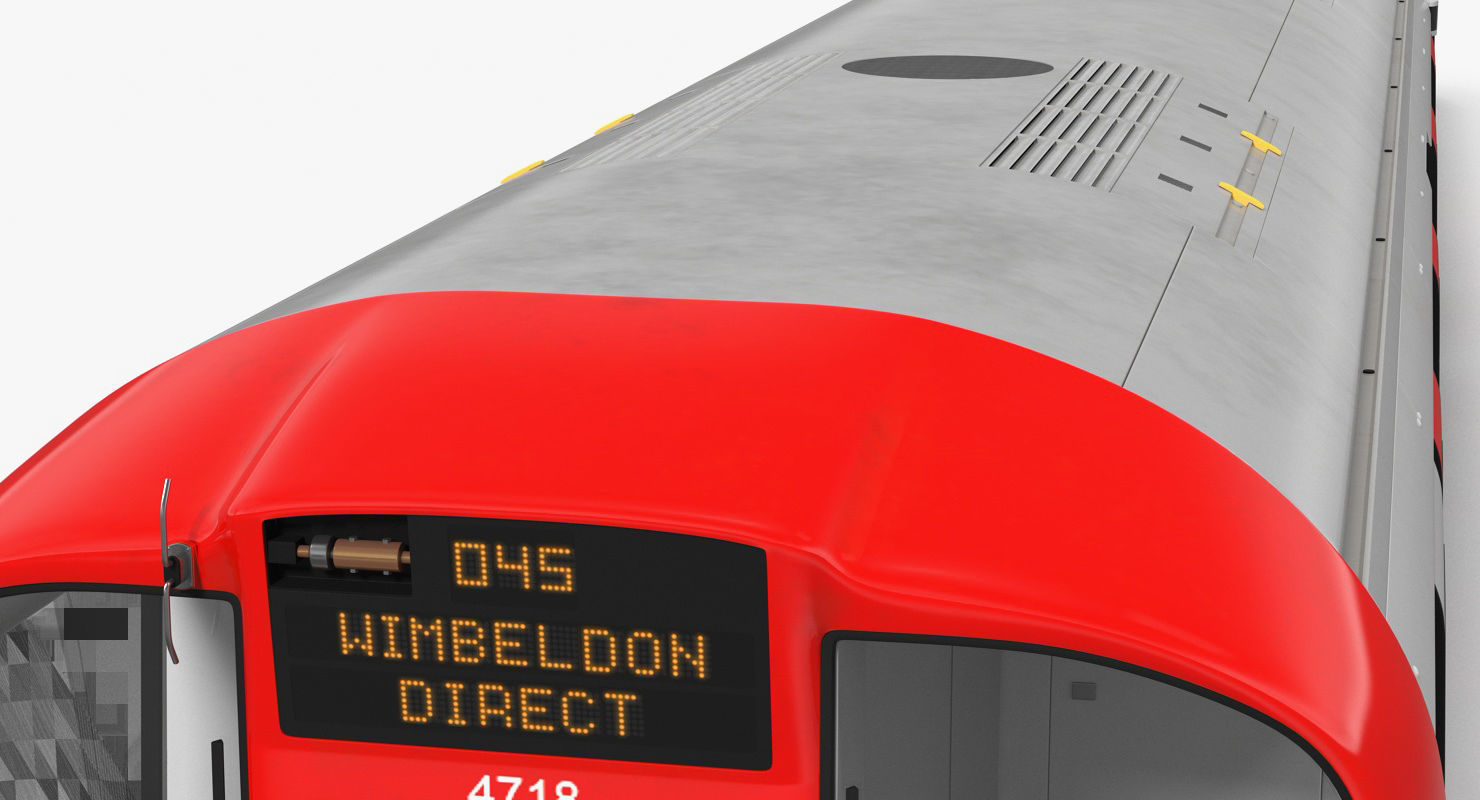 London Subway Train S8 Rigged 3D model_21