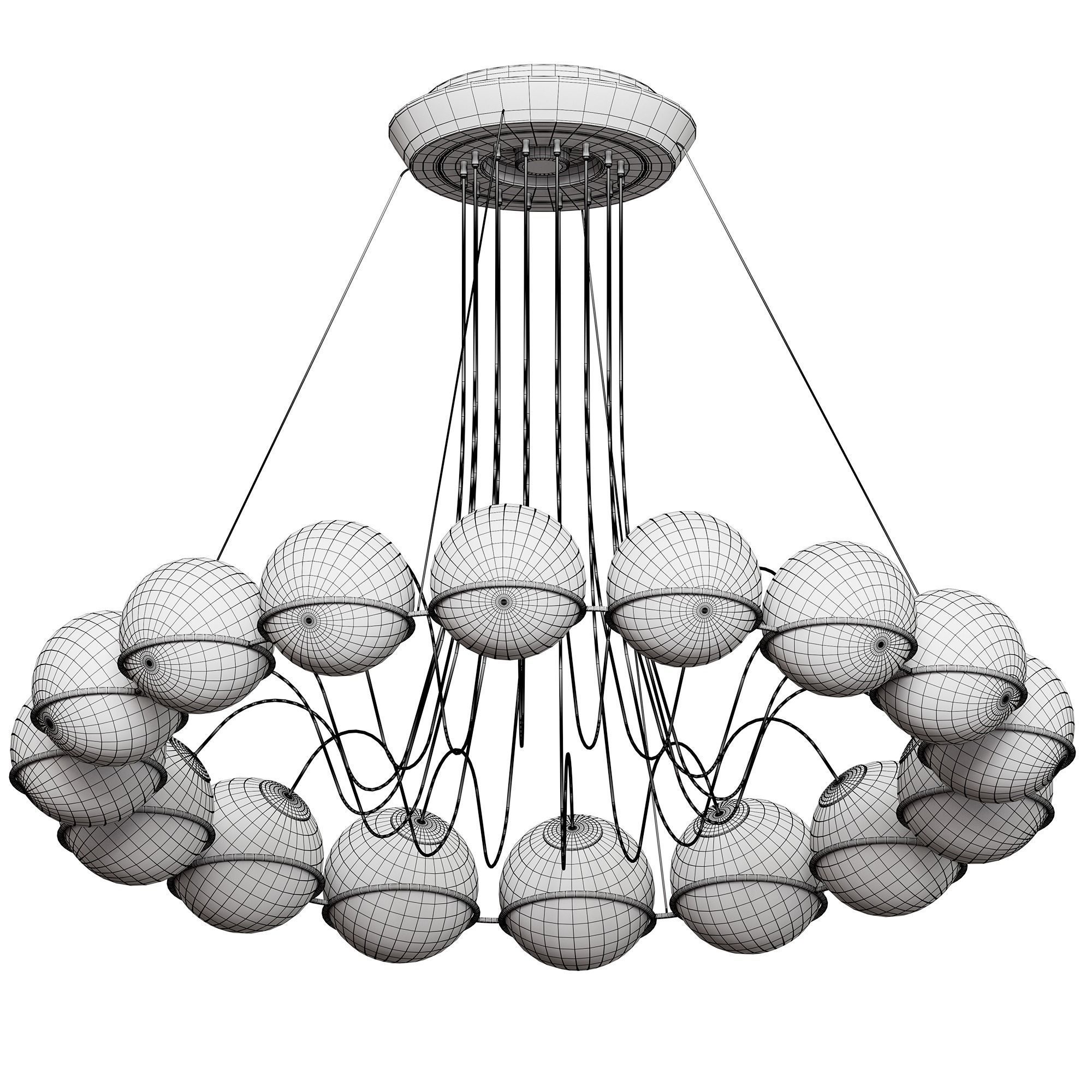 Le Sfere Model 2109 Lamp 3D model_6