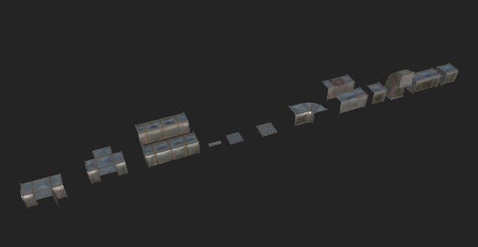 Industrial Ventilation Free low-poly 3D model_7