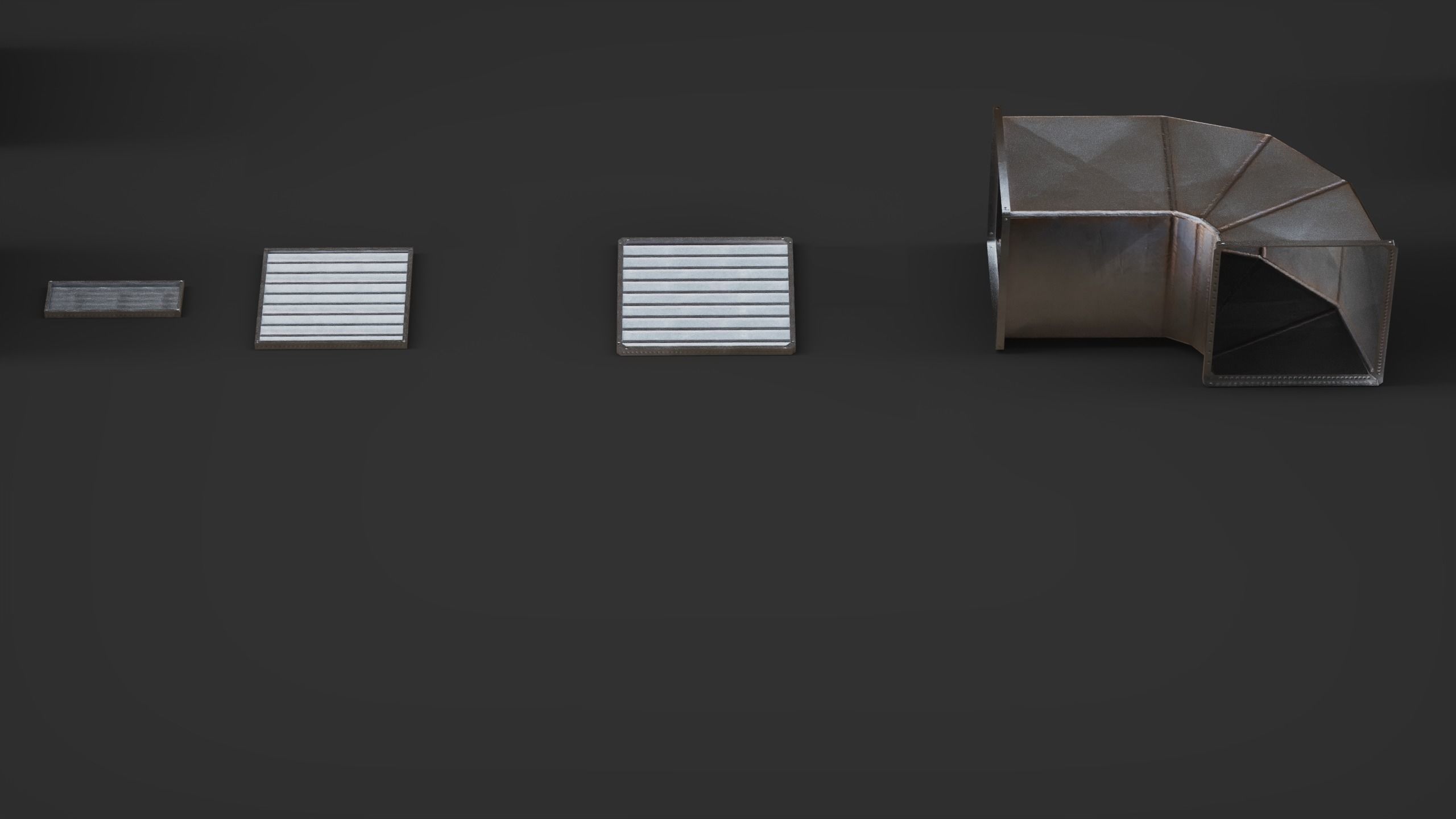 Industrial Ventilation Free low-poly 3D model_4