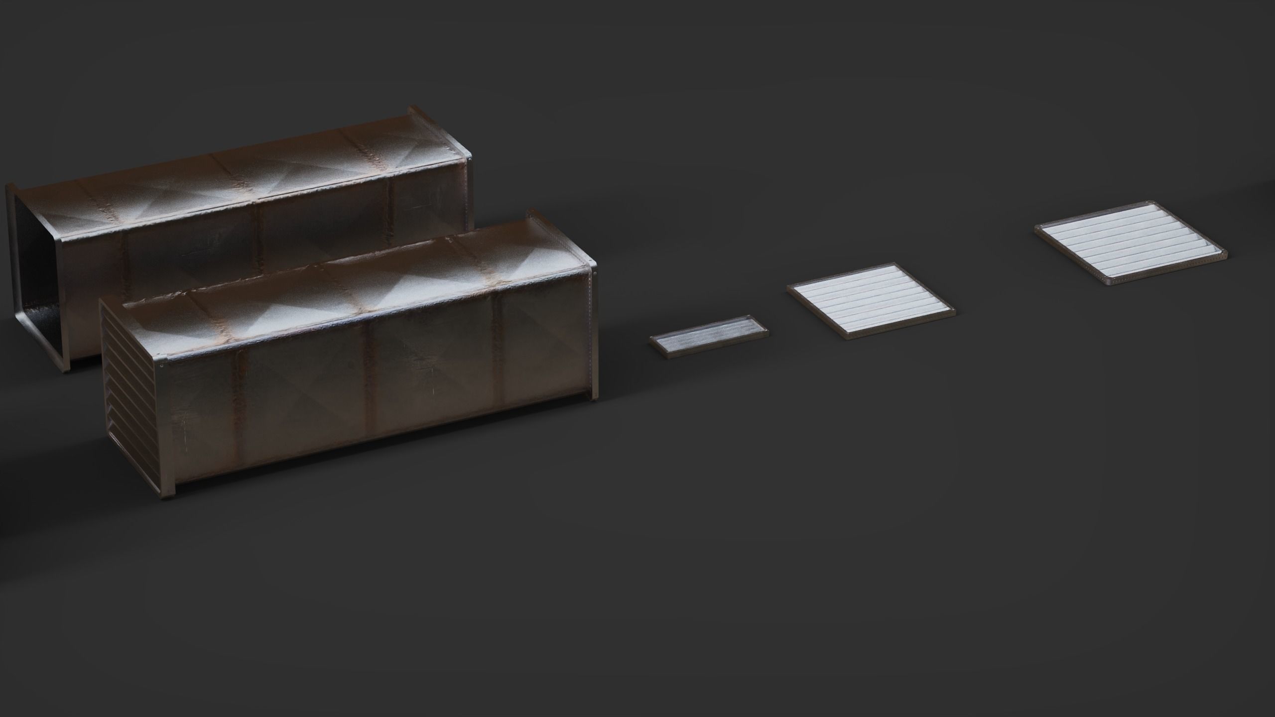 Industrial Ventilation Free low-poly 3D model_5