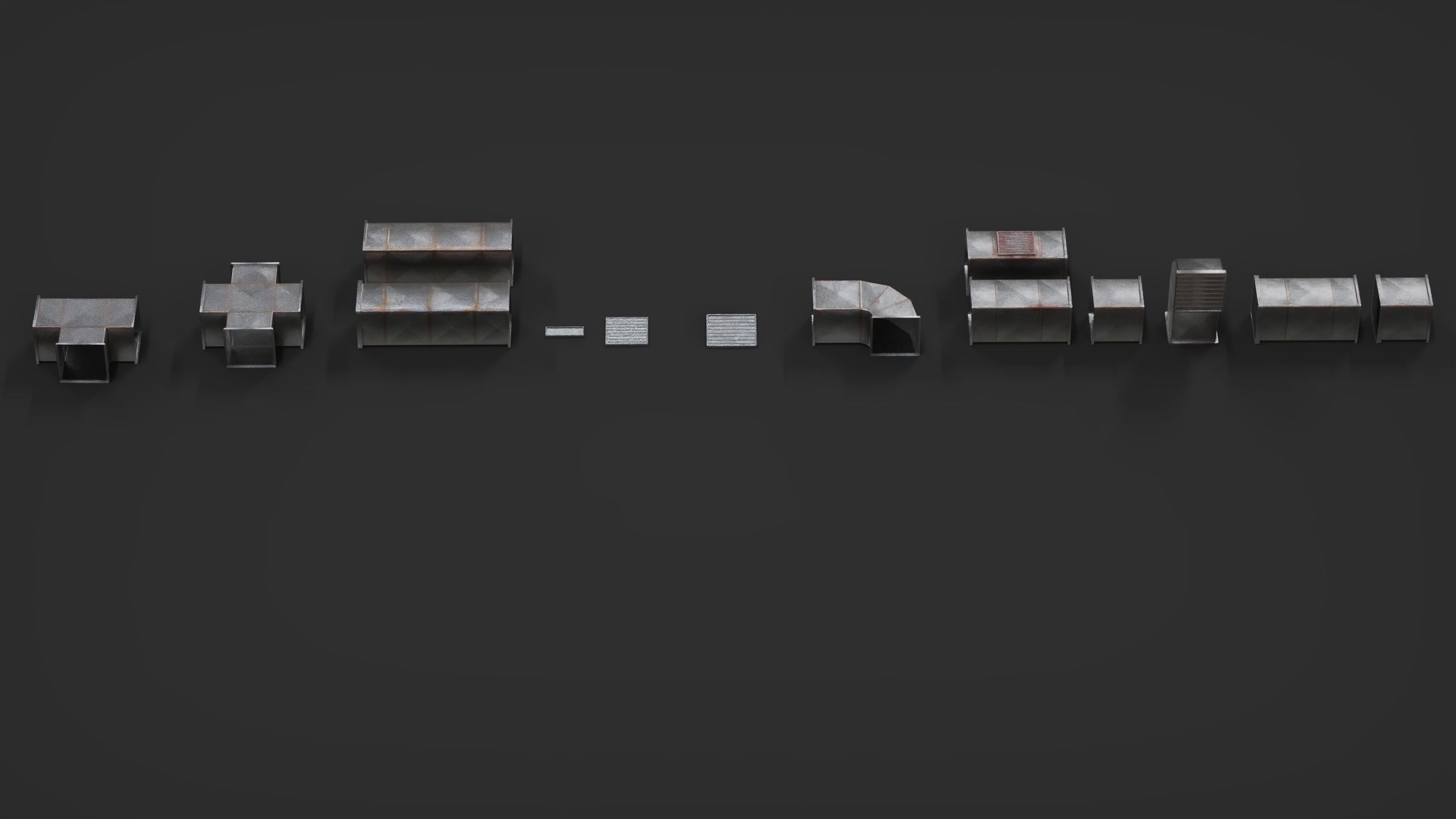 Industrial Ventilation Free low-poly 3D model_8