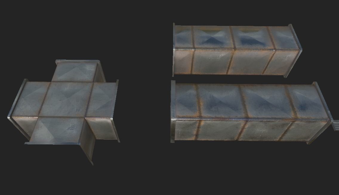 Industrial Ventilation Free low-poly 3D model_10