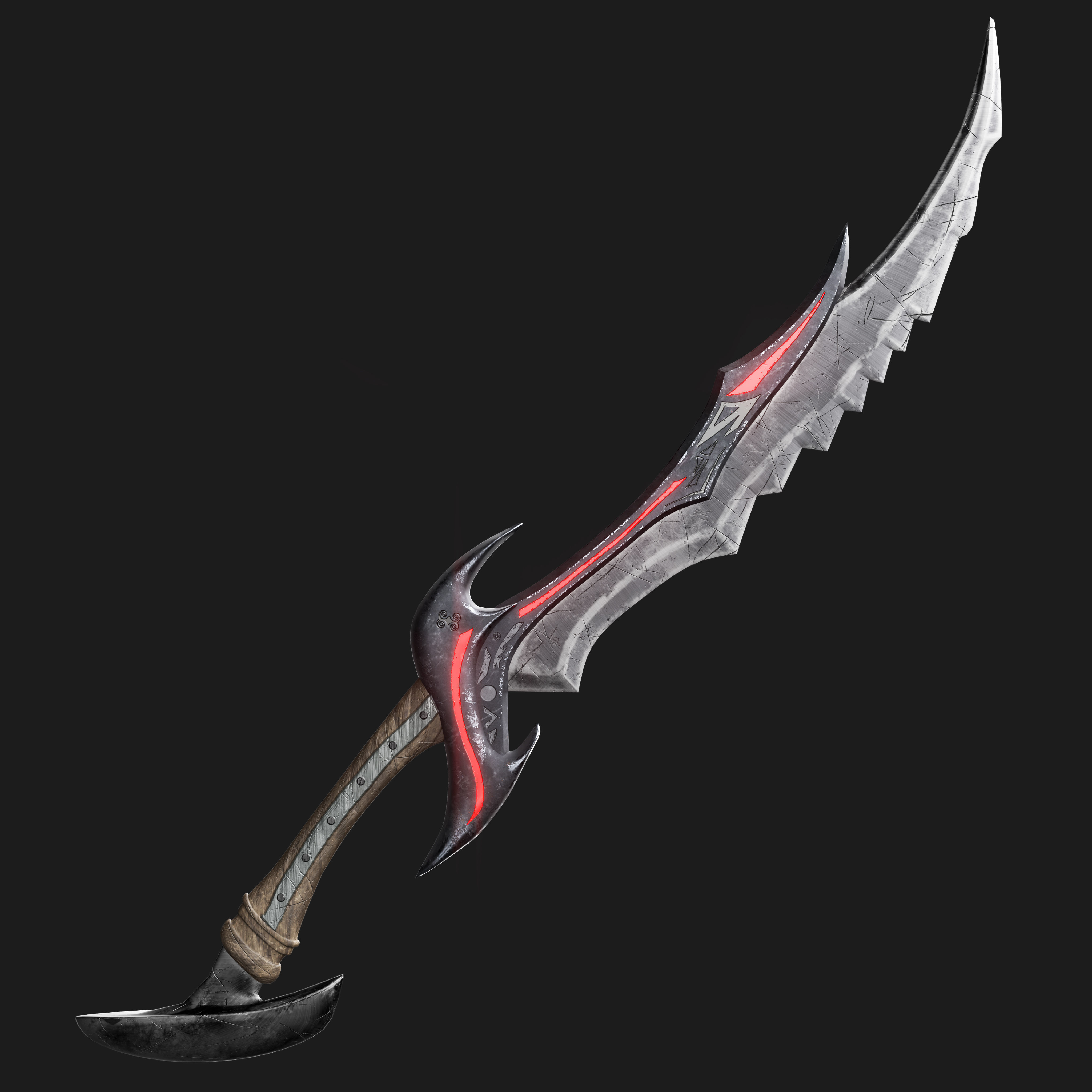 Daedric Sword of the Vampire - Elder Scrolls V 3D print model_2