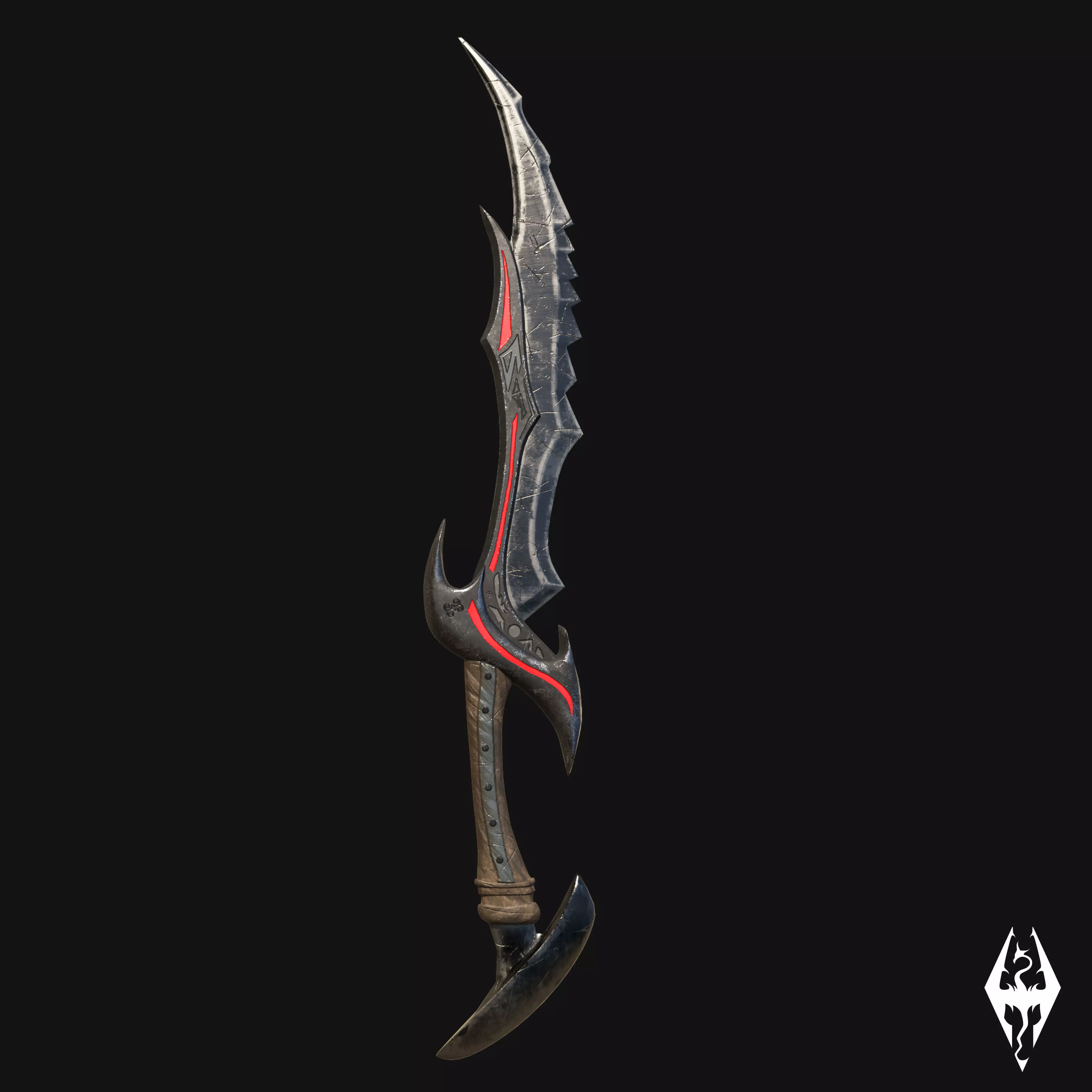 Daedric Sword of the Vampire - Elder Scrolls V 3D print model_0