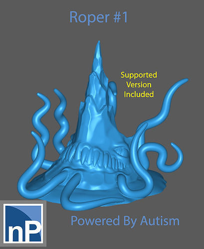 Roper - Living Stalagmite Free 3D print model