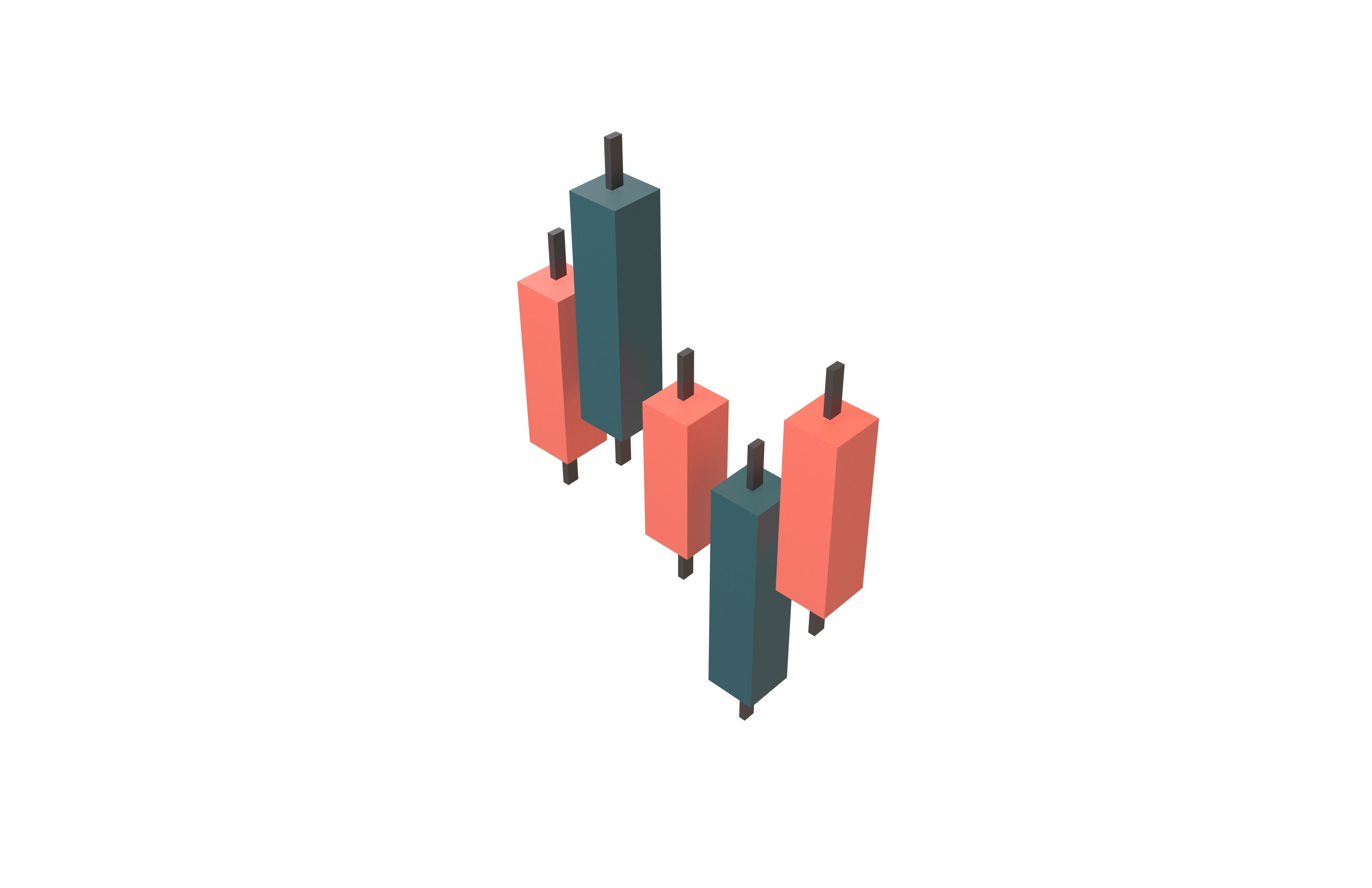 Stock Symbol v1 001 Low-poly 3D model_1