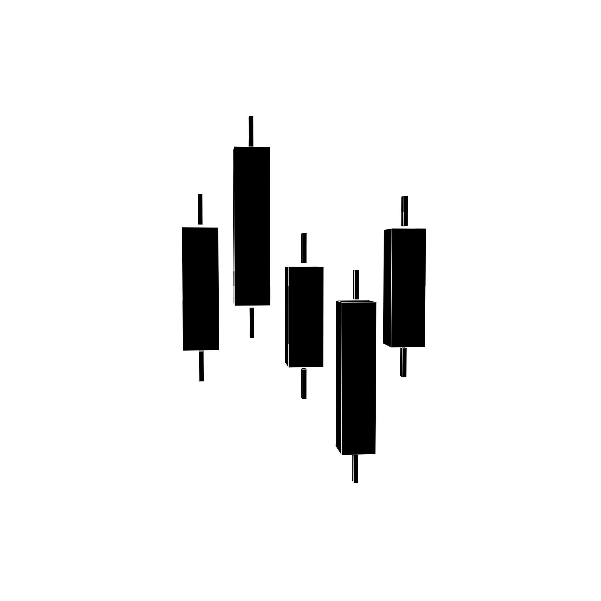 Stock Symbol v1 001 Low-poly 3D model_4