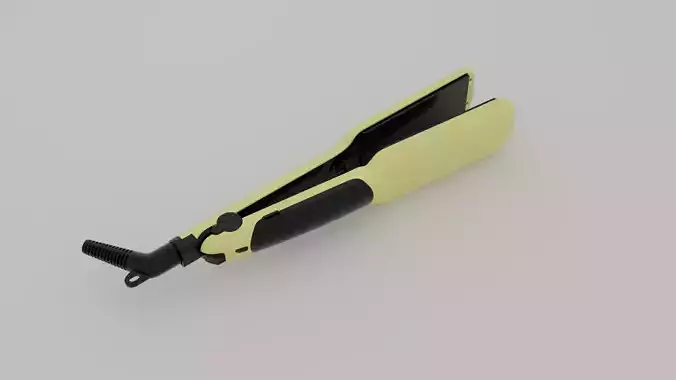 3d hair straightener model