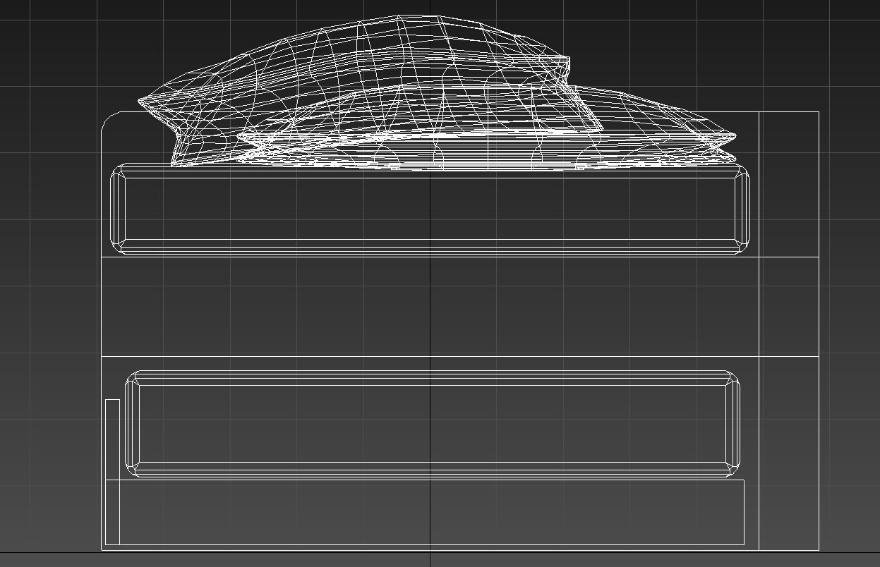 kids bed with underbed 3D model_12