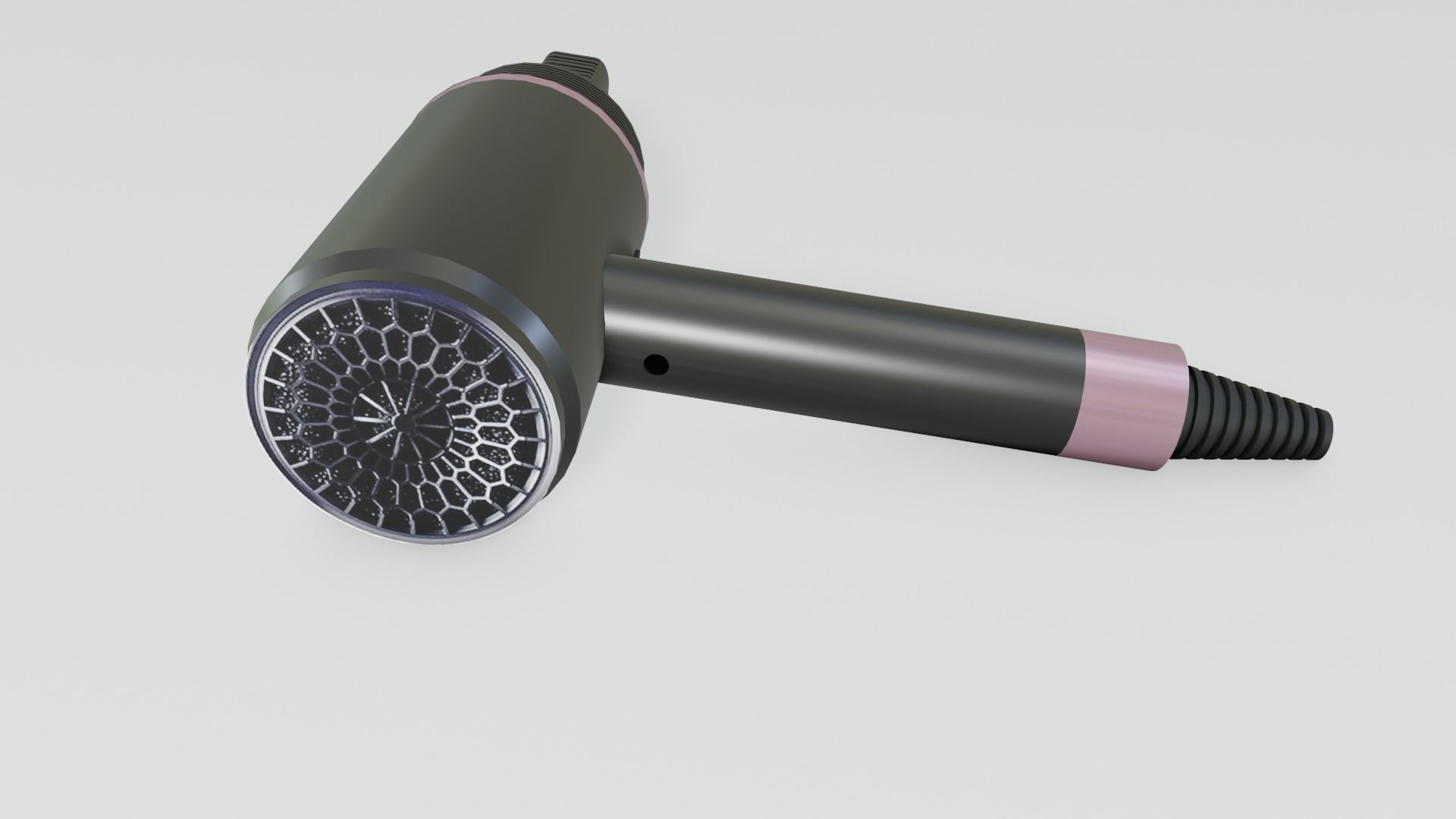 3d hair dryer machine 3D model_2