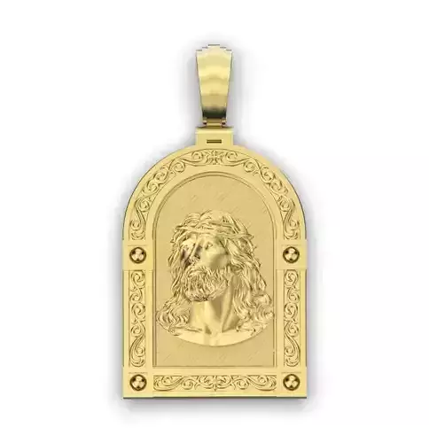 Jesus pendant Jesus 3D print model